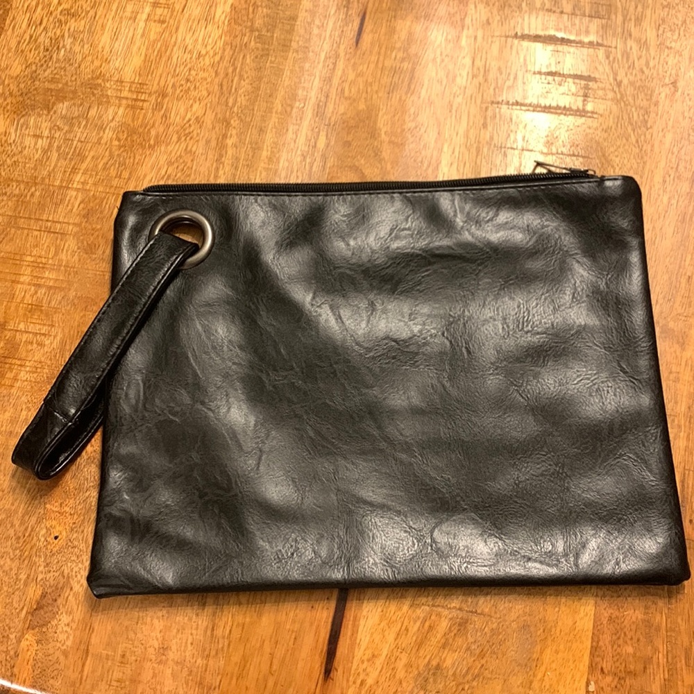 Black large wristlet
